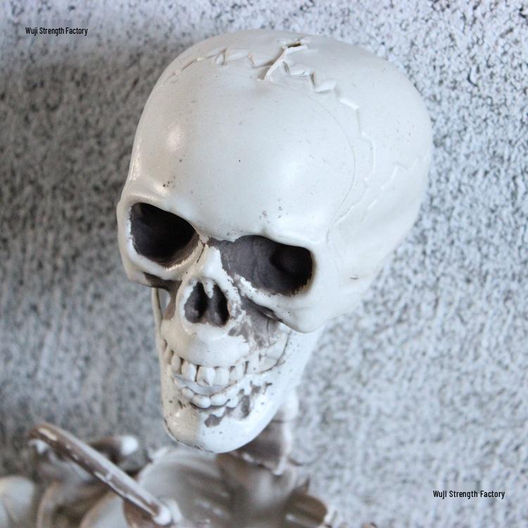 Halloween Hanging Skeleton Ghost: Scary Haunted House Prop