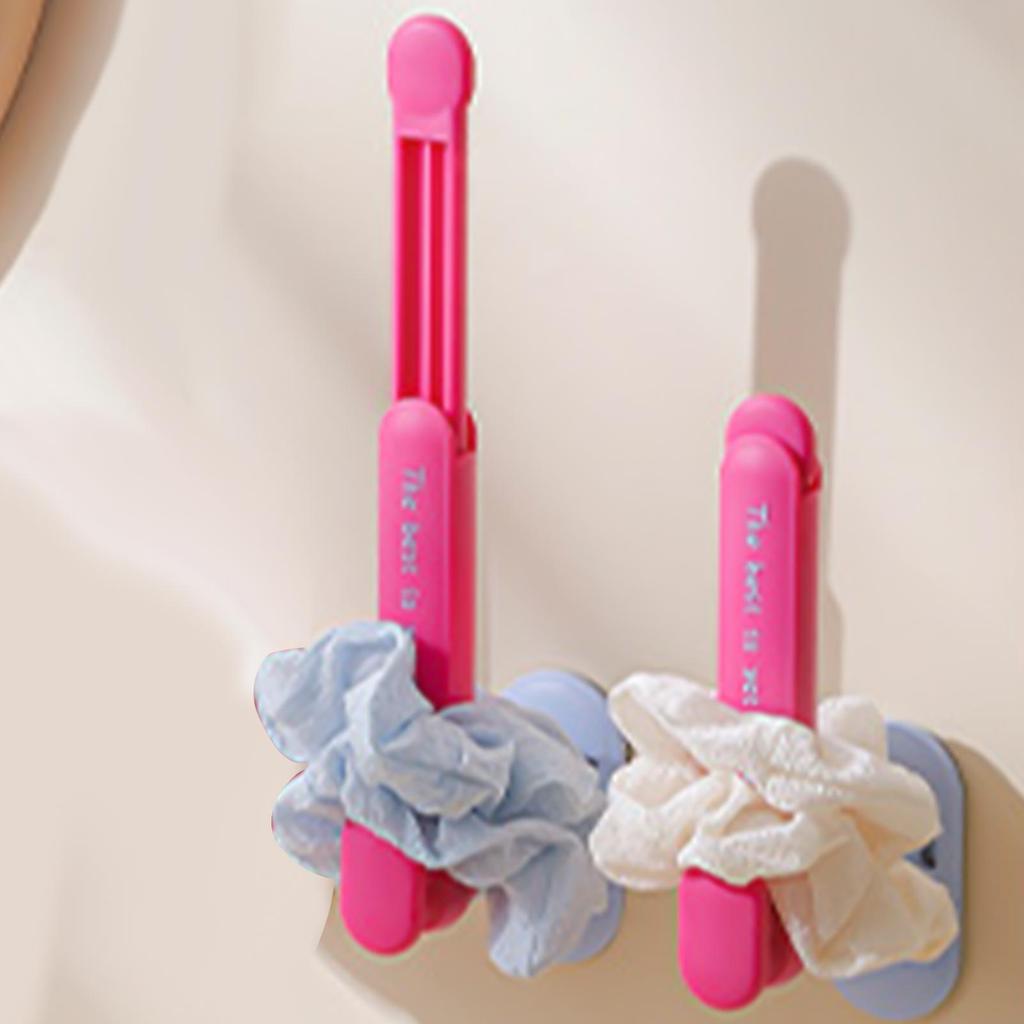 Retractable Headband Holder Wall Mount Hair Accessories Organizer Jewelry Storage Rack Room Decor Bathroom Towel Hanger