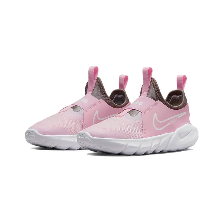 Nike Flex Runner 2 Slip Resistant Cushioning Abrasion Resistant Breathable Low top Kids' Running Shoes Pink Kids' DJ6040-600