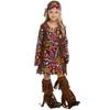 Girls Hippie Rock Costume Halloween Carnival Stage Performance Outfit Female Hip Hop Singer Concert Retro Groovy Look