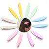 20pcs Metal Hair Clips Colorful 6cm Oval Geometric Hairpin Hair Side Clips Duckbill Clip Barrettes For Women Hair Accessories