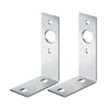 2Pcs Trailer Light Brackets Rustproof Corrosion Resistant Universal Simple Installation L-Shaped Tail Light Brackets