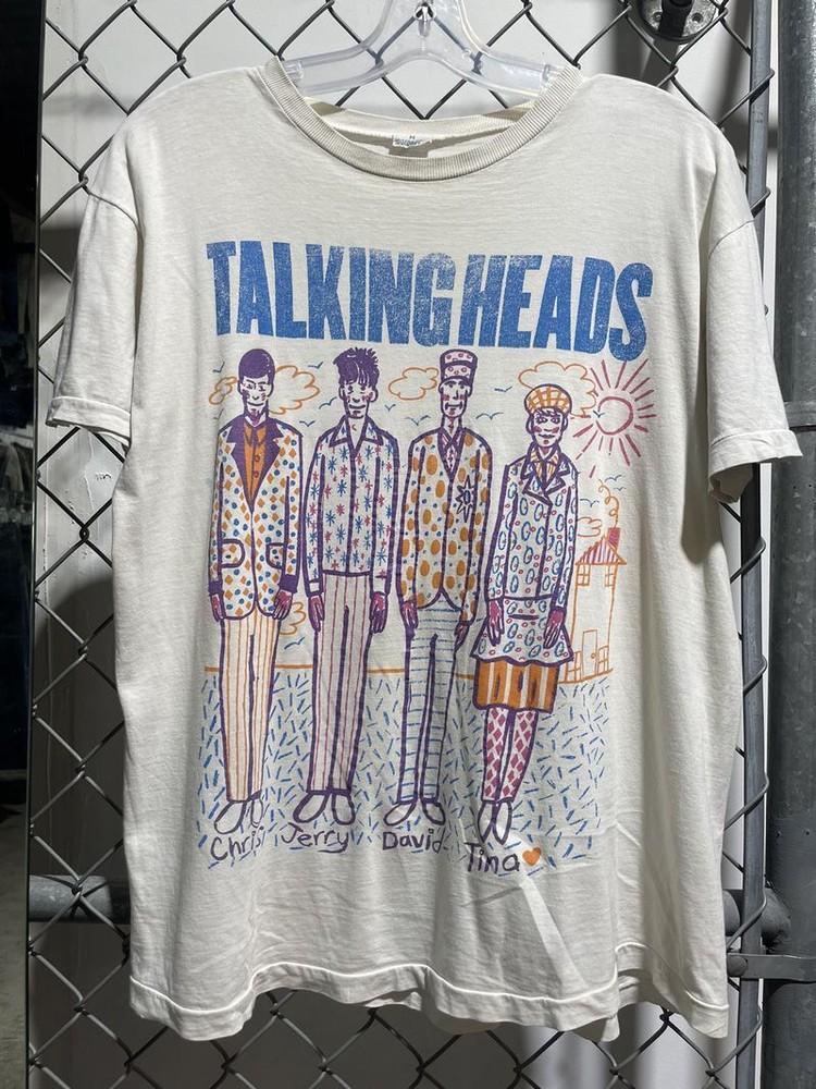 Vintage 80s Talking Heads Short Sleeve Unisex Tshirt For Men Women KH11086 Unisex T-Shirt XL