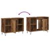 Bathroom Cabinet with Door Reclaimed Wood Look 80 x 33 x 60 cm Engineered Wood