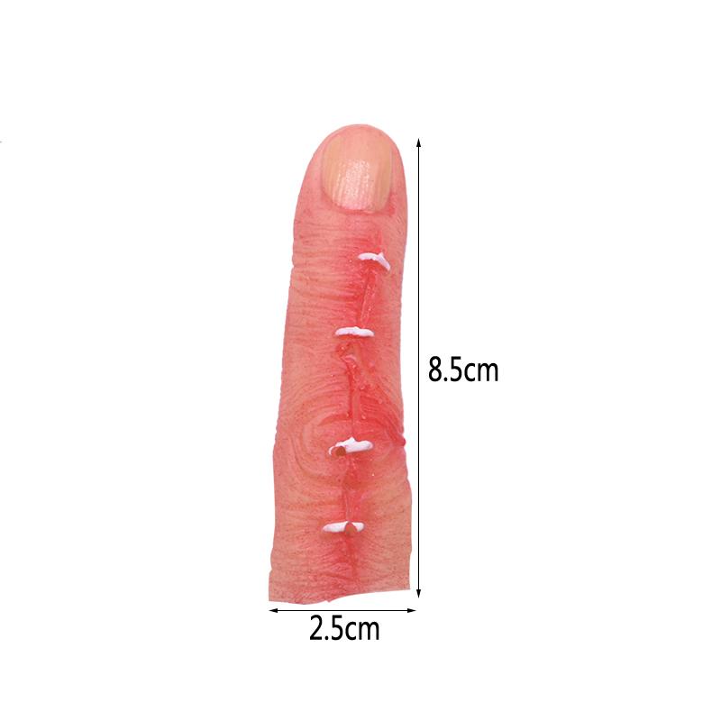 1 stk. Gyser Halloween Dekoration Blod Gyser Brækket Hånd Fod Latex Falsk Finger Hjerne Hjerte Til Halloween Festartikler Skræmmende Rekvisitter