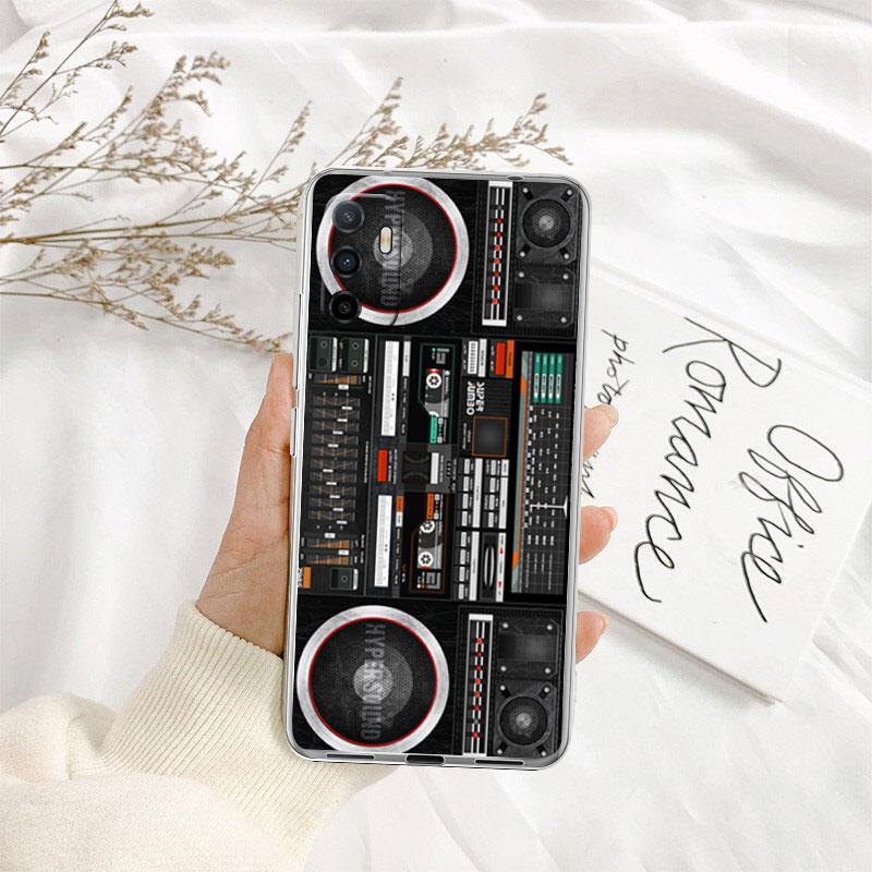 Cassette Vintage Boombox Tape Transparent Phone Case for Motorola Moto Edge 20 30 40 50 S30 Fusion Ultra Pro Neo Lite + G200 G23