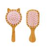 1Pc Wood Comb Professional Healthy Paddle Cushion Hair Loss Massage Brush Hairbrush Comb Scalp Hair Care Healthy Bamboo Comb