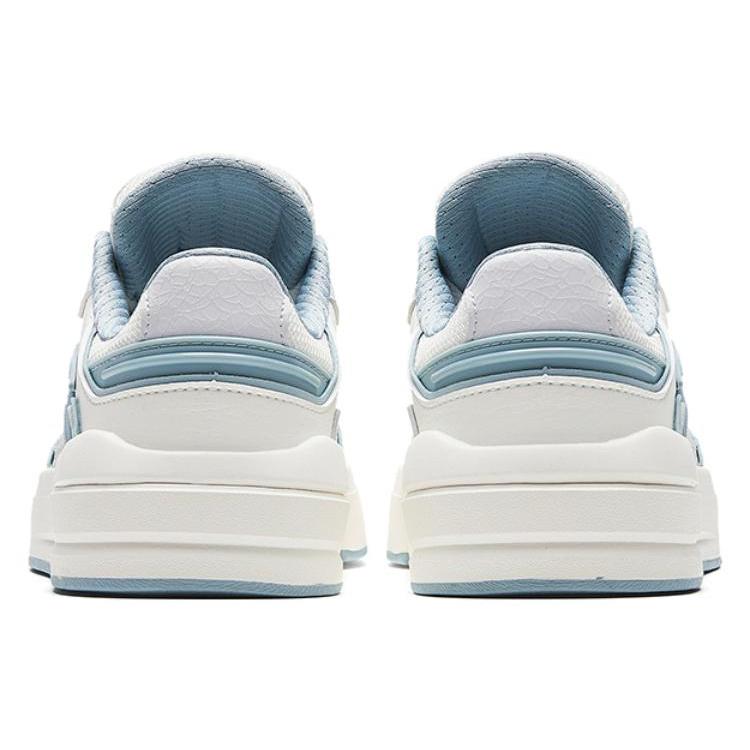 New Anta Street Play LITE Anti Slip And Wear Resistant Lightweight Low Top Skateboard Shoes Women's White Gray Blue 122518071R-2