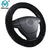 DERMAY Plush Steering Wheel Cover Short Fur Non-slip Design M Size for Vw Passat Bmw Kia Chevrolet Etc. 95%Cars Winter 2017 New