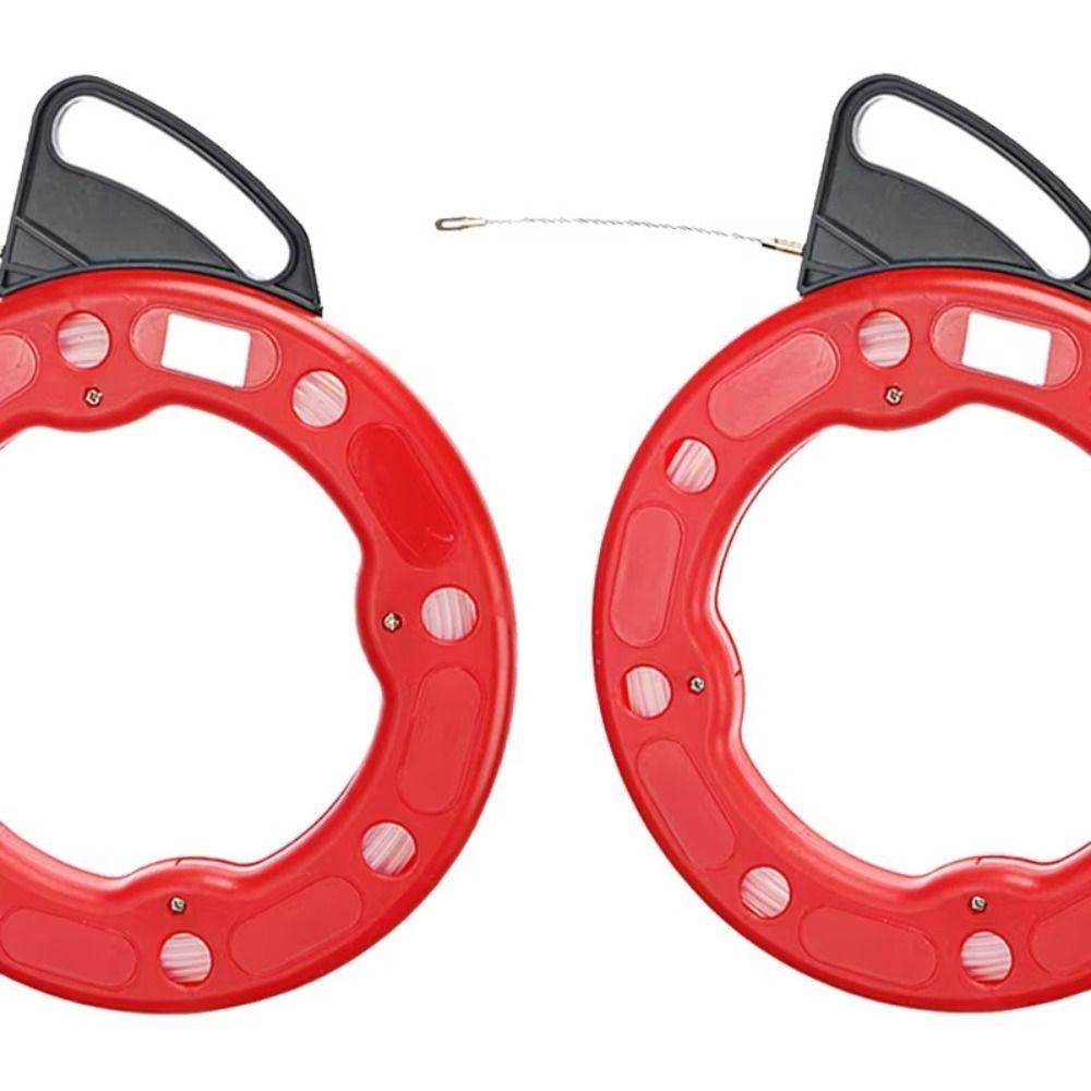 Fiberglass Conduit Ducting Threader 10/15/20/25/30M 4MM Cable Puller New Fish Tape Reel Puller