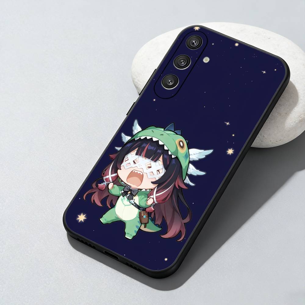 

Genshin Fan-made Characters Phone Case For Samsung Galaxy A73,A72,A71,A70,A52,A51 Others Soft Black Cover Samsung a20s