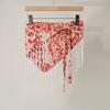 Paisley Print Hip Scarf Self-tie Waist Wrap Bohemian Tie-up Scarf  Beach Wear