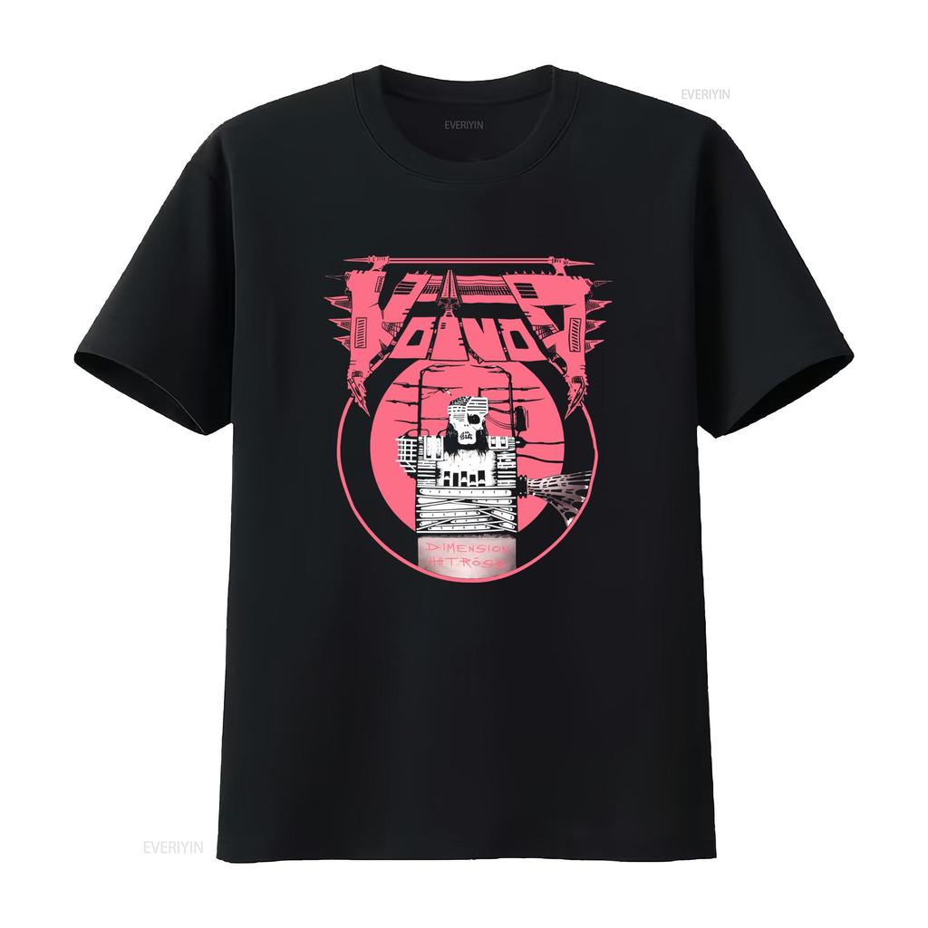 VOIVOD DIMENSION HATROSS T-Shirt Baumwolle Schwarz für Größe S 5XL vintage Gewaschen Atmungsaktiv mode streetwear Dehnbar homme Weich