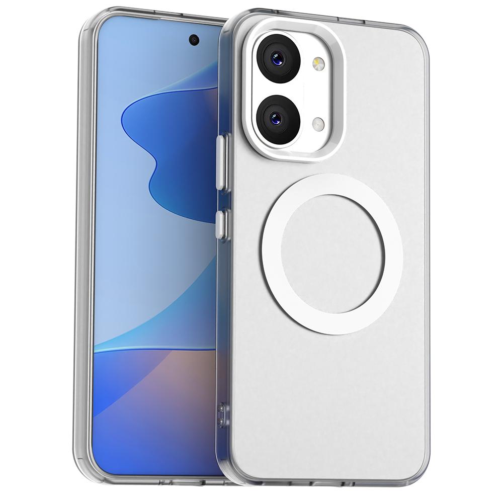 Frosted Transparent Magnetic Phone Case for Poco X8 Pro Max Case for Poco X7 Pro for Magsafe Wireless Charge Protective Cover