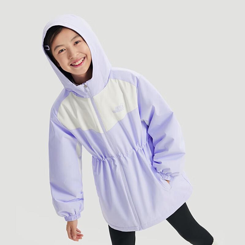 Anta Kids Girls Outdoor Fleece Hooded Jacket 100