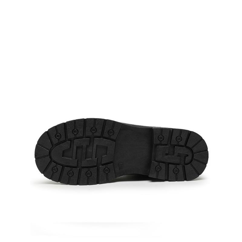 Winter Men's High-top Thick-soled Martin Boots Plus Velvet Warm Cotton Shoes Outdoor Workwear Boots