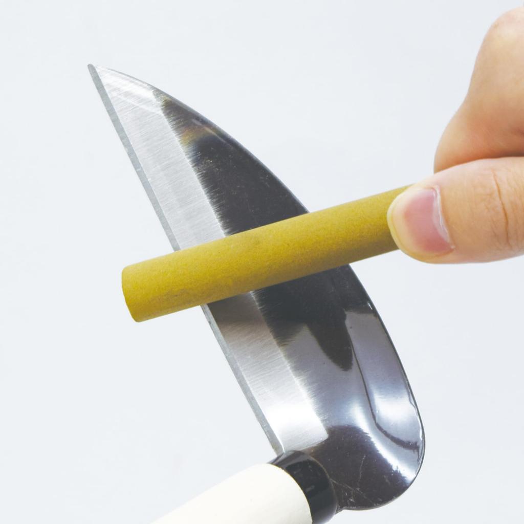 Pedra de Óleo Takagi Redonda Feita no Japão Pedra de Amolar Redonda Foice de Jardinagem Tesoura Machado Afiador Leve Pequeno Compacto #500