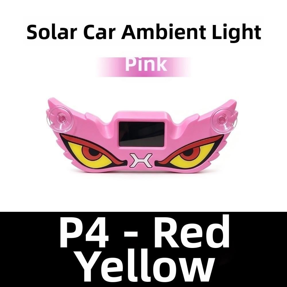 Wireless Solar Powered Demon Eye Car Light Suction Cup Smart LED Lights Cool EYE Ambient Lights