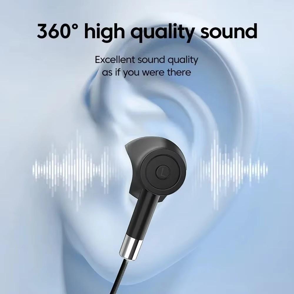 Bluetooth 5.4 Neckband Headphones LED Display Bluetooth Headset Halter Sports Headset Outdoor Use