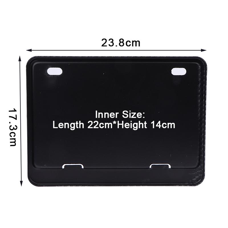 Universal Motorcycle License Plate Frame, Aluminum License Plate Holder Motorcycle Accessories