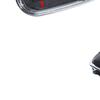 Seat Leon II 2005- Gear Shift Knob Black-Beige with Chrome Frame, 5-Speed