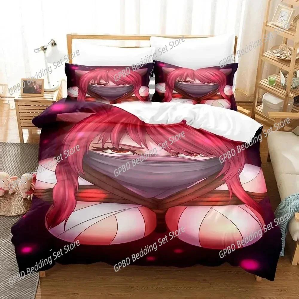 Comforter Anime Elfen Lied Bedding Set For Bedroom Soft Modern S Comefortable Kids And