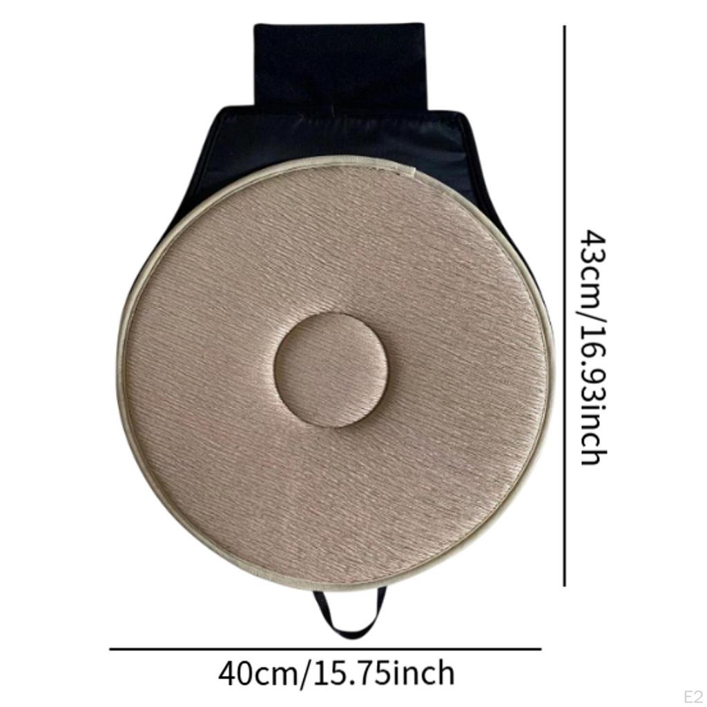 Cushion with Rotation Feature for Elderly Use, Portable Non-Slip Design