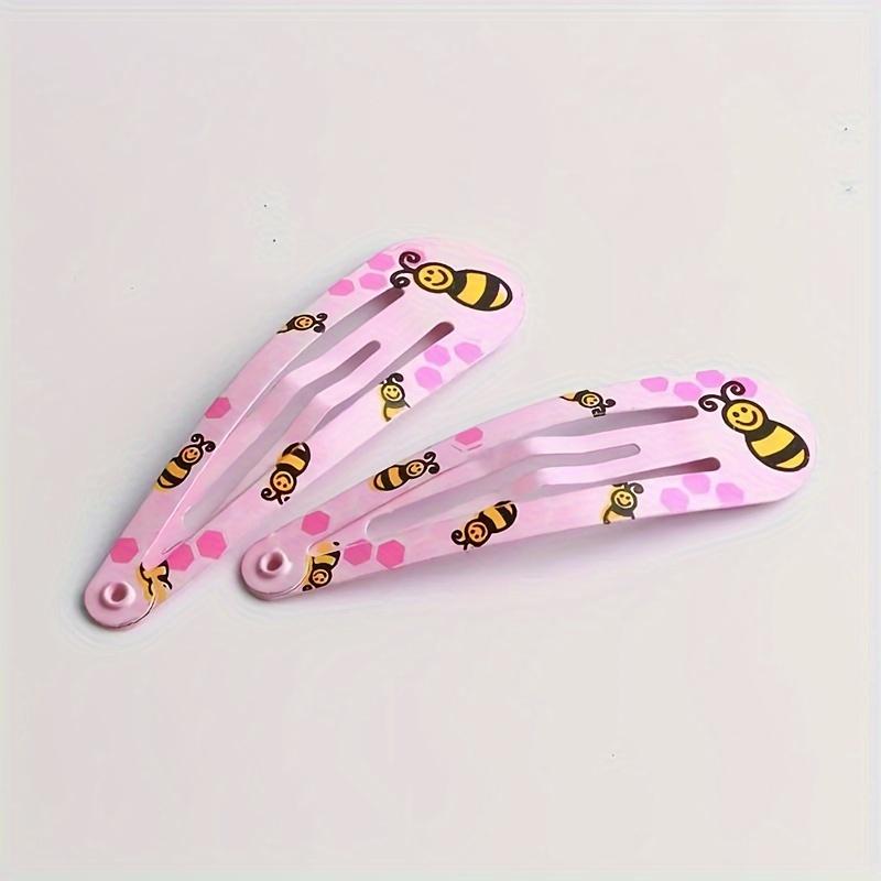 high quality20-50pcs New Basic Girl Print BB Clips Fashion Bangs Hairpins Cute Teardrop Hair Accessories Side Clips