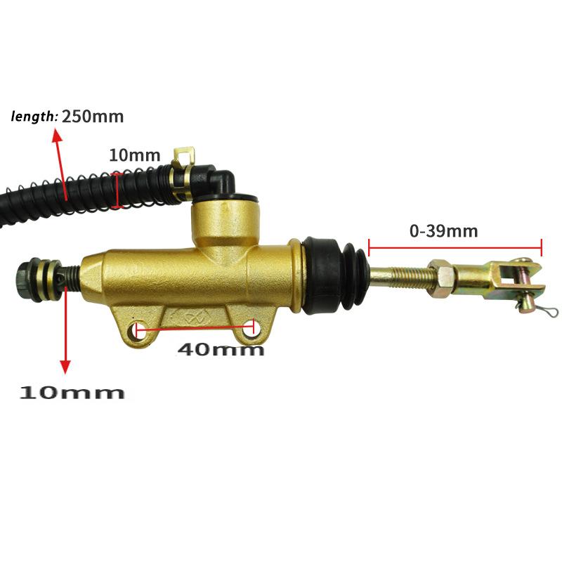 Motorcycle rear brake pump for 50cc 70cc 90cc 110cc 125cc off-road motorcycle dirt bike