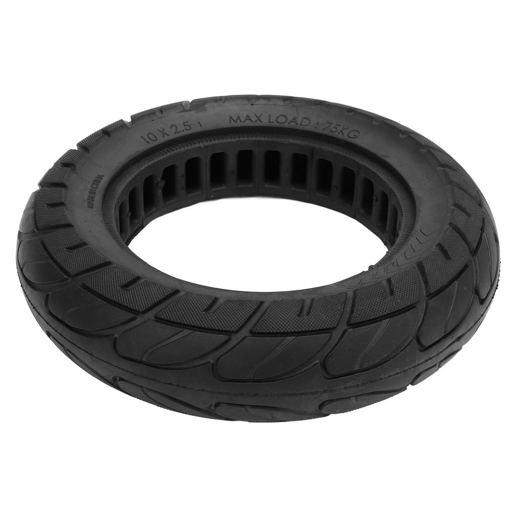 10X2.5 Electric Scooter Solid Wheel Rubber Beehive Design Shock Absorbing Anti Slip Explosion Proof Electric Scooter