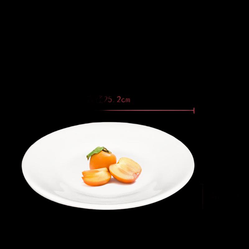 DM Melamine 10-inch Round Flat Serving Plate