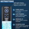 Automatic Penile Enhancer Exercise Electric Penis Pump Sex Toy for Men Masturbator Adult Male Penis Enlargement Vacuum Pump IPX7