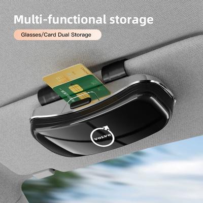 Car Visor Sunglasses Glasses Case Glasses Holder Clip Box For ES90 EC40 EX40 EM90 XC90 V90 V60 XC60 V40 S80 S60 S90 C40 XC