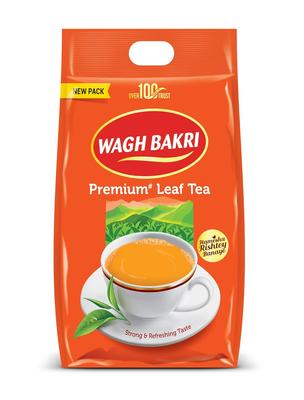 Wagh Bakri Paquete de 1 kg de Té en Hojas Premium Para Aroma Rico Sabor Intenso y Experiencia Clásica de Té Negro Assam