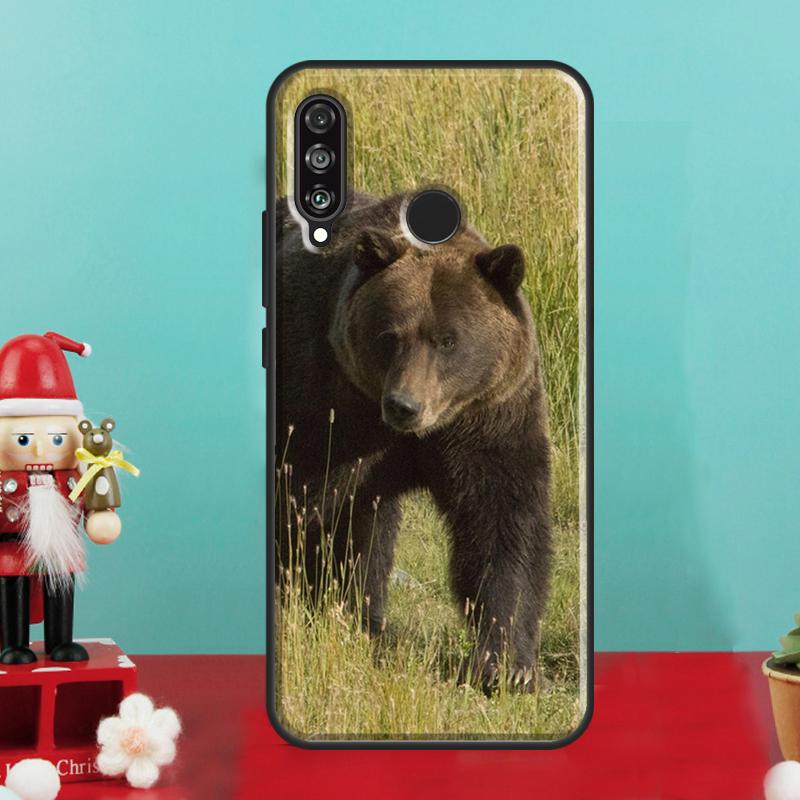Grizzly Bear For Huawei Nova 10 9 SE 12i 12s 11i 8i Y90 Y60 Y70 Y72 Y73 Y61 Y91 P30 P40 Lite P60 Pro Case