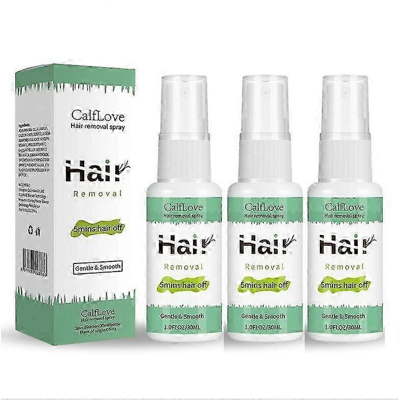 3x Ontharingsspray Voor Vrouwen, Eenvoudige Ontharing Voor Mannen 30ml