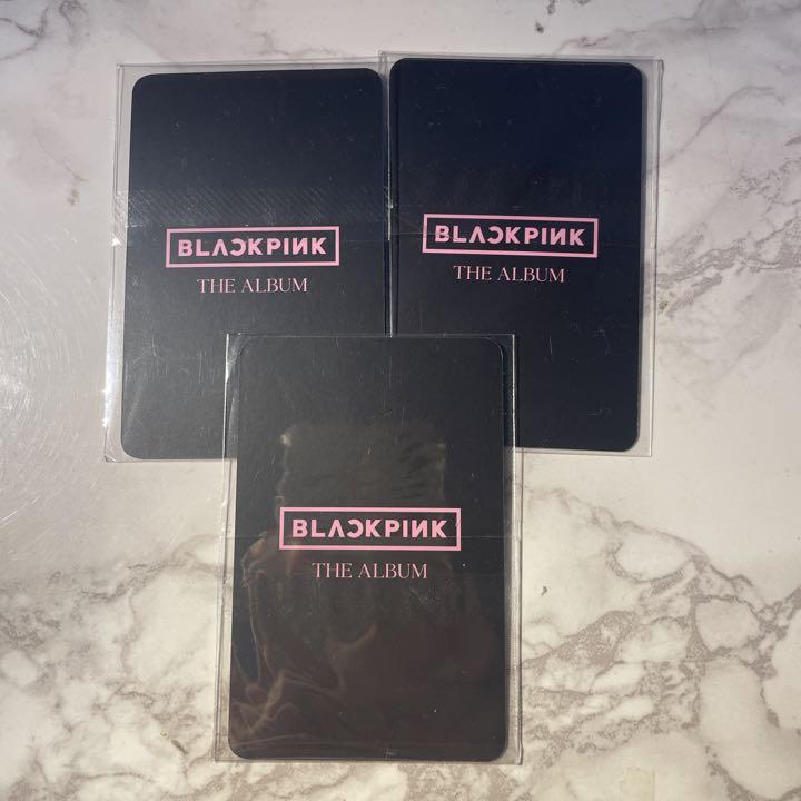 [USED] BLACKPINK Jennie, Rosé, Lisa trading card ktown4u bonus