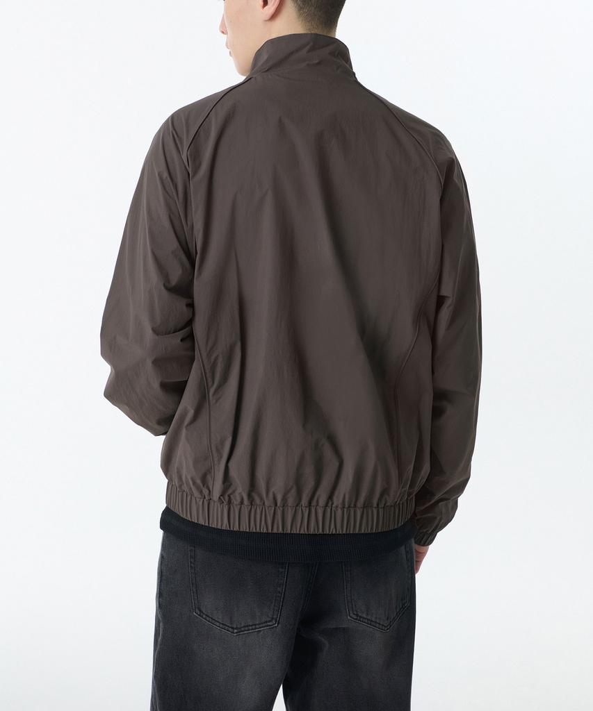 Musinsa Standard Oversized Track Windbreaker Jacket [Brown]