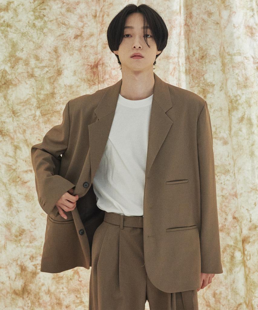 Concent12 Bold Wool Blazer Beige
