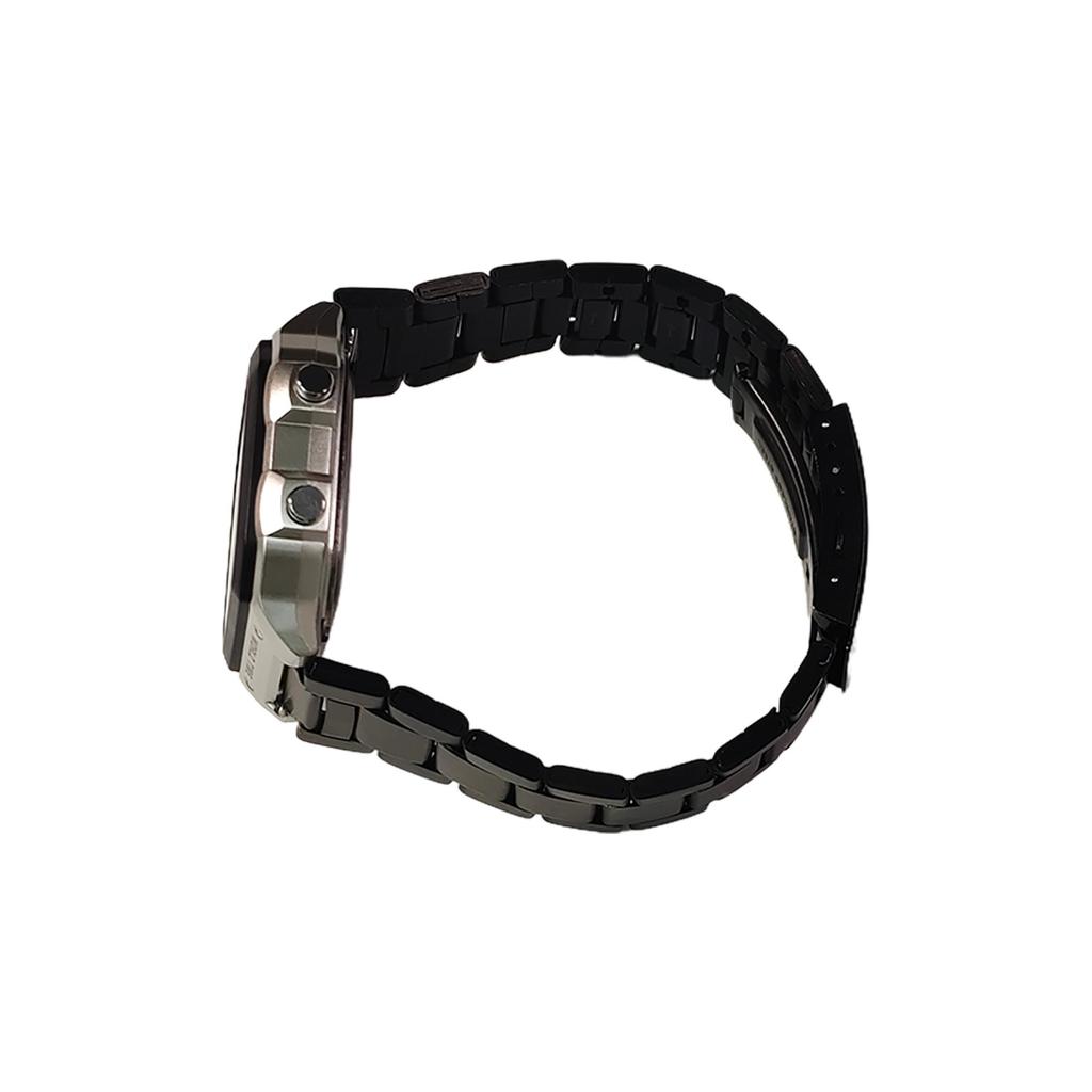 CASIO Custom Collection Quartz Movement Stainless Steel Strap Watch Unisex Black Dial AE-1200WHD-1A(Watch3--)