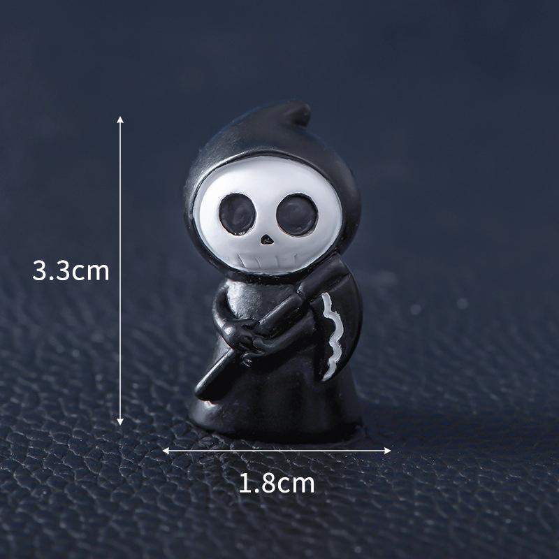 

1 шт. Мини-призрак, волшебник, смоляные украшения для автомобиля, микро-ландшафтные украшения, украшение на Хэллоуин, Пасху, сделай сам, настольный домашний декор