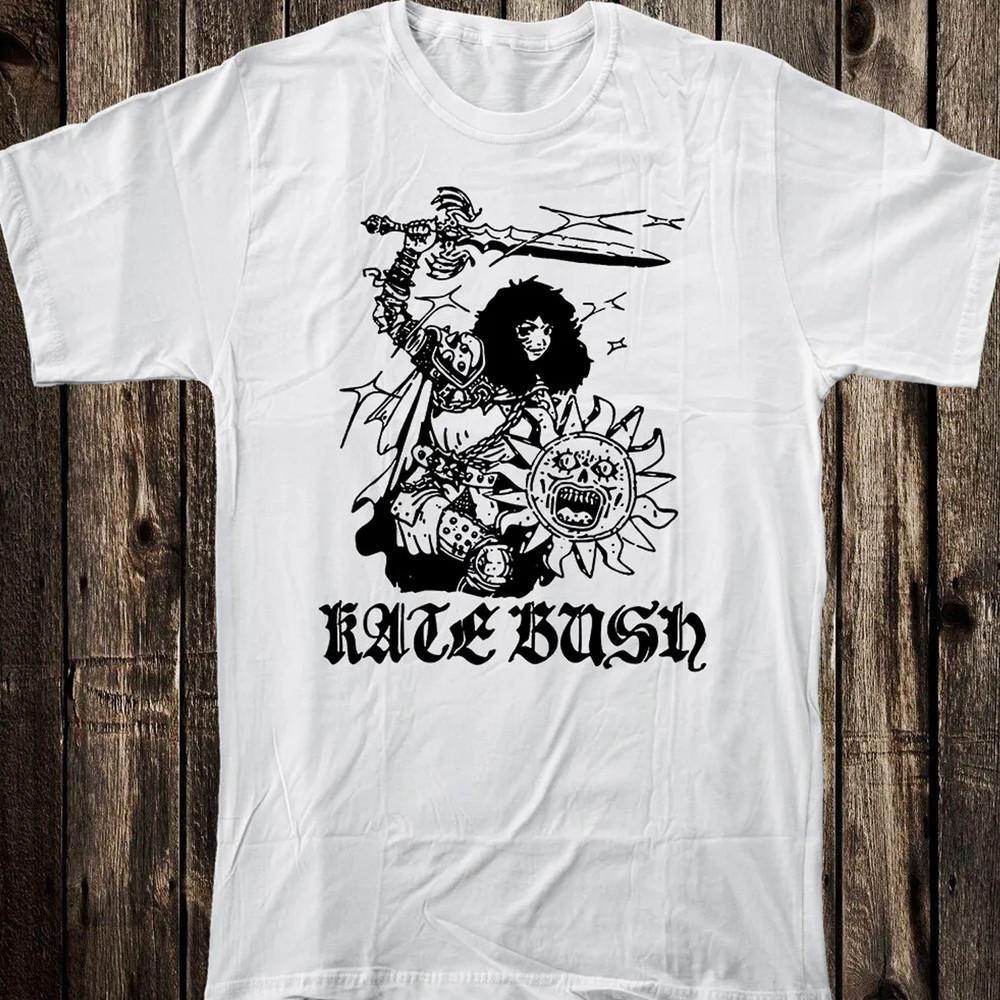 Kate Bush artwork white T-shirt short sleeve All sizes S to 345Xl Unisex T-Shirt S