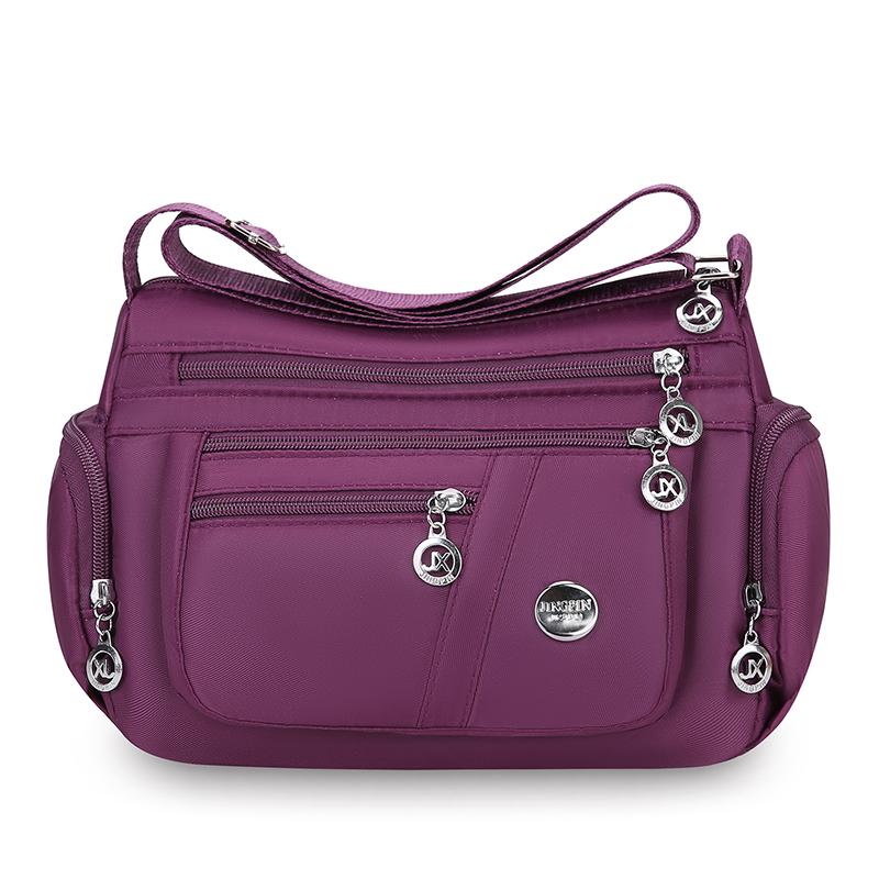 Large Capacity Multi-Layer Oxford Shoulder Bag Women's Crossbody Bag Multi-Functional Mother Bag