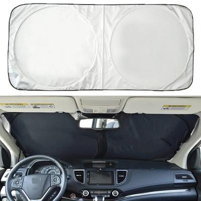 Automobilio priekinio stiklo saulės skydeliai nuo saulės priekiniam langui Apsauga nuo saulės UV apsauga Skėtis nuo saulės automobiliui Vasariniai saulės skydelio priedai