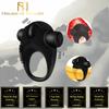 Black   For Men Vibrating  Ring Clitoris Stimulator  Rings