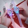 CQ82 kids watch for Girls teens Kids Luminous Cocks Wristwatch flash Silicone strap Cartoons Watch for children