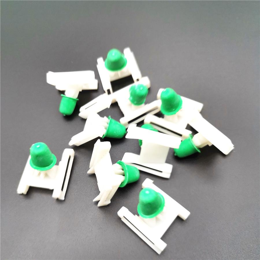 10Pcs/lot Plastic Autos Moulding Clip Nylon Retainer Rubber Gromme For 3B0-853-576