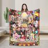 Gravitys Falls Blankets Bill Cipher Adventure Fleece Throw Blankets Summer Air Conditioning Decoration Lightweight Bedsprea ,