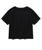 FALLETT [23Ss] Self-Love Crop Short Sleeve Tee Black