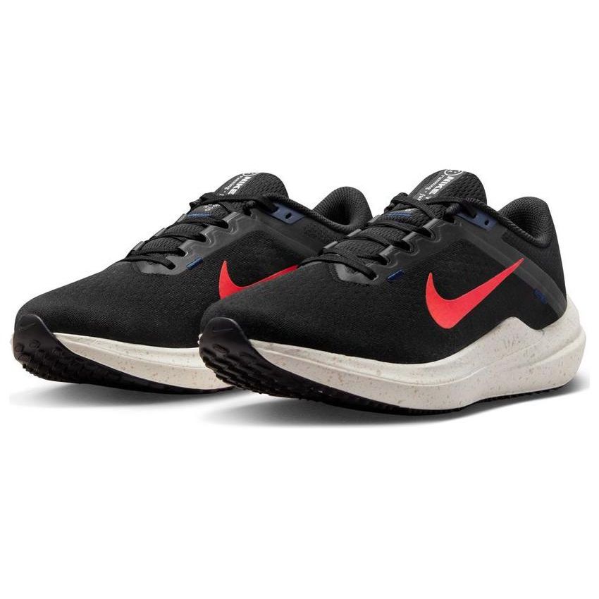 Nike Winflo 10 Schwarz Helles Karmesinrot Herren Sneaker Obsidian Segel DV4022-002